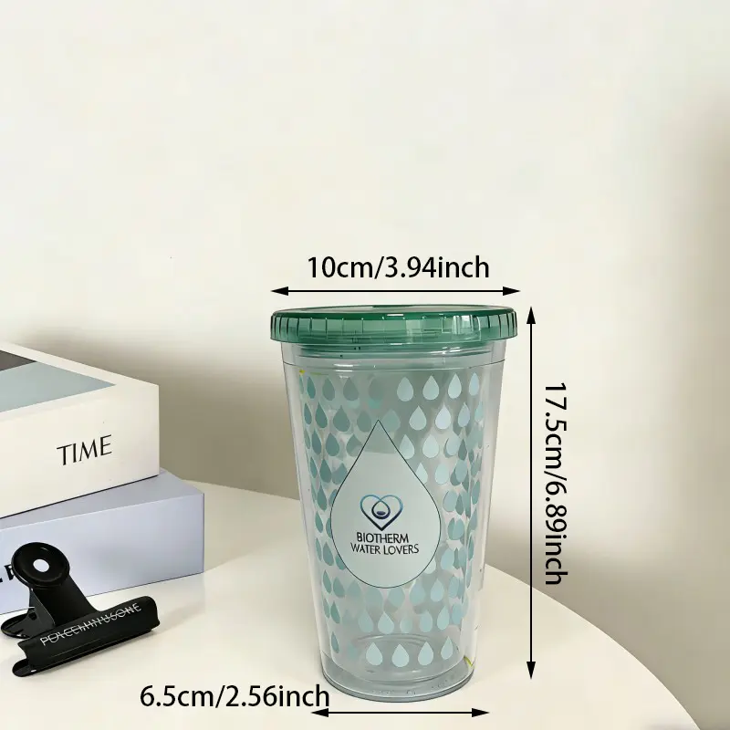 16oz Eco-friendly Reusable Plastic Cup