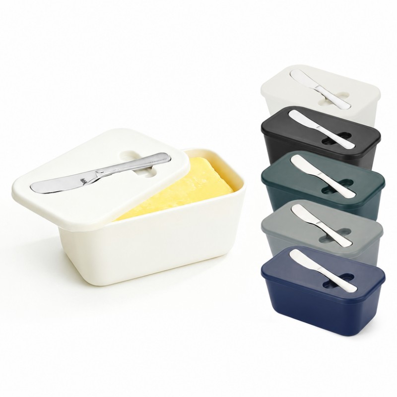 Butyrum Dish Cum Lid & Spreader