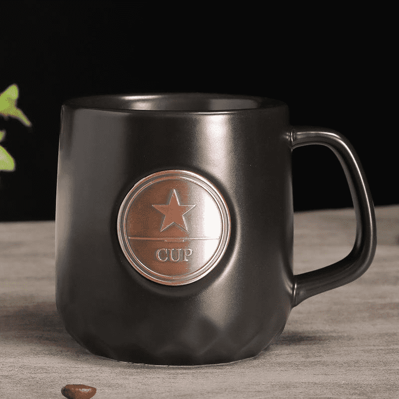Ceramic Mugs cum Metal Pin Badge