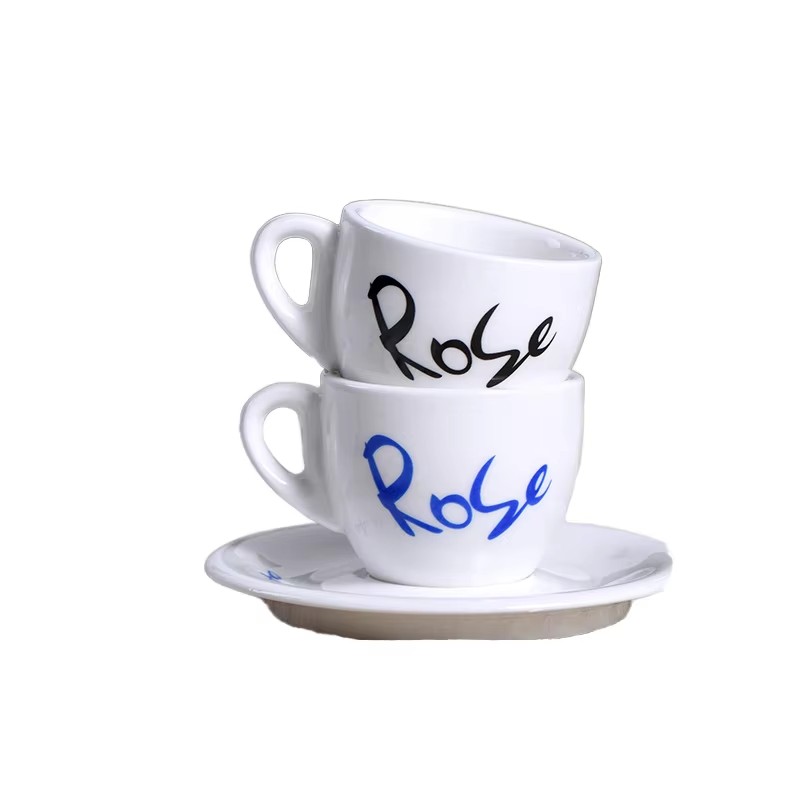 Typis Porcelain Espresso Cup Saucer For Cafe Gift