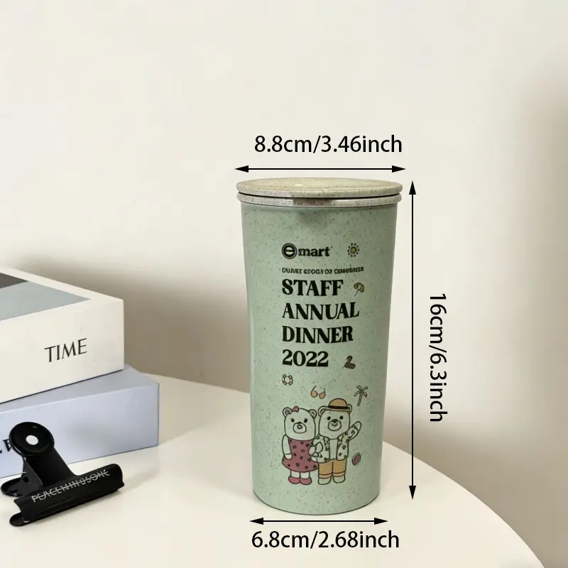 Duplex iacuit triticum Straw Cup