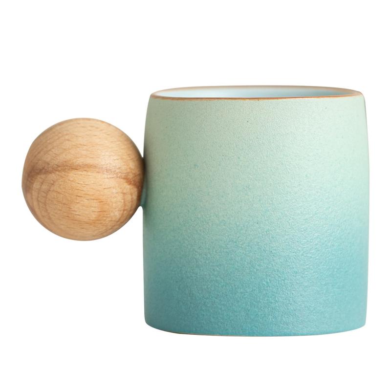 Gradiente Ceramic Mug ligneus Ball manubrium Domus Donum