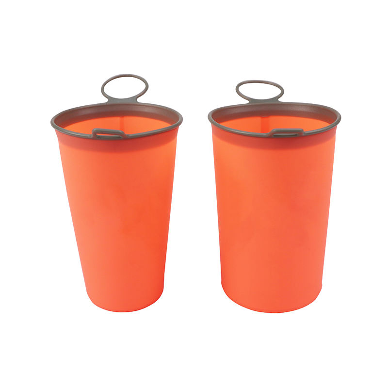 Reusable Portable Silicone foldable aqua Cup