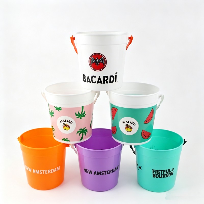 Custom Small Plastic Ice Bucket | Cum palpate
