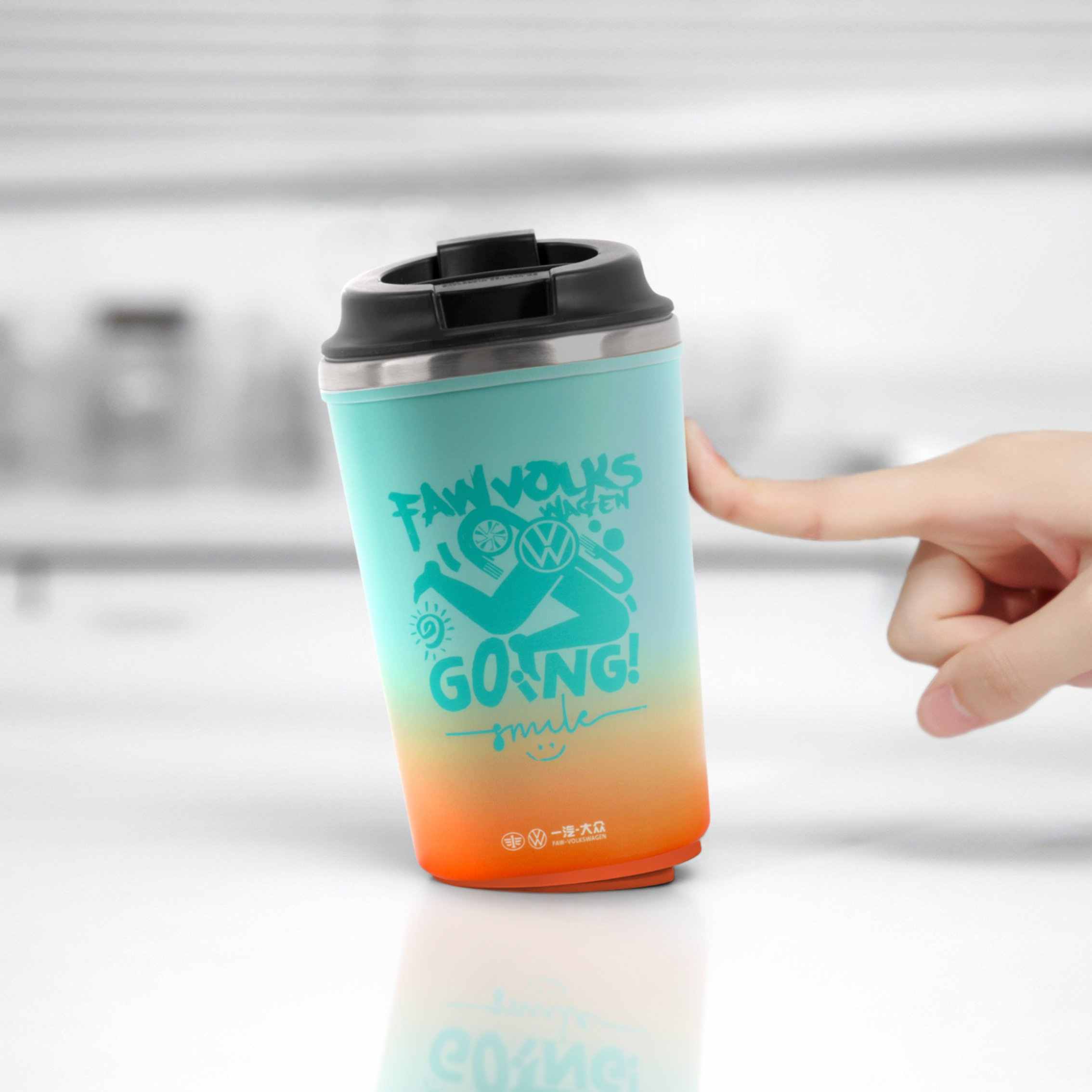 Suctionis Cup coaster Non-tipping Cup
