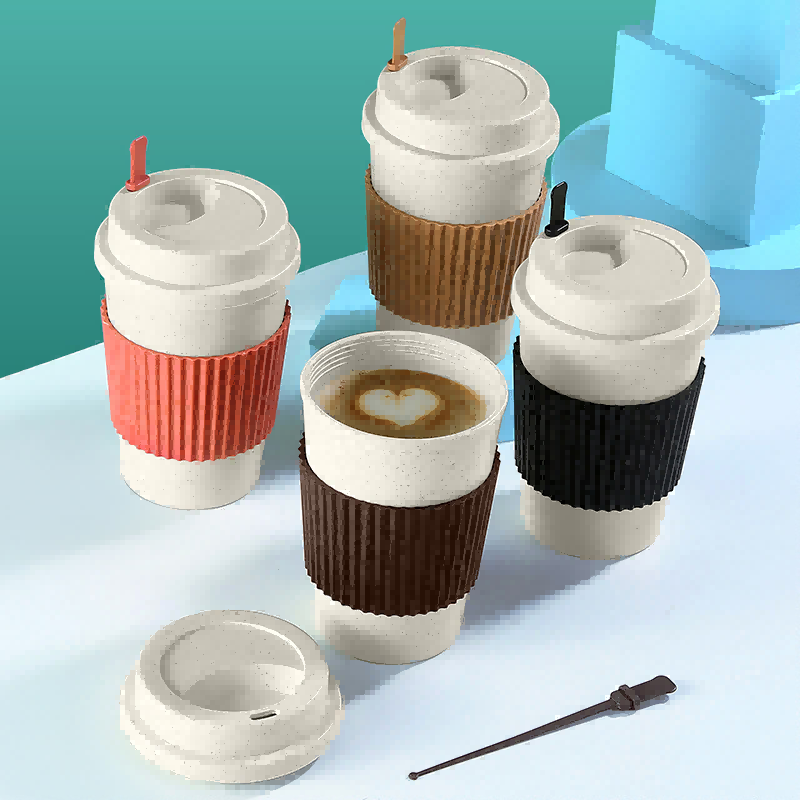 Triticum Straw Reusable Coffee Travel Mug